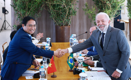 Vietnamese PM holds talks with Brazilian President in Rio de Janeiro